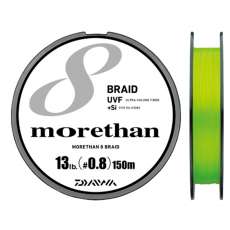 Шнур PE Daiwa Morethan UVF 8 Braid+Si 150m #1.2/20Lb