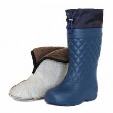 Сапоги ЭВА женские зимние "Барс" -50°С, с 4-слойным чулком и манжетой, синие