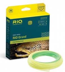 Шнур Rio Grand Fly Lines WF5F Pale Green/Lt. Yellow