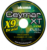 шнур Okuma Ceymar XT9 #0.8 16lb 0.14mm 150m White 