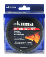 леска Okuma Carp  0.37mm 10.0kg 300m Green/Black