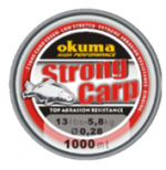 леска Okuma Strong Carp 0.25mm 4.8kg 1000m Green/Black 