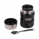 Термос для еды с ложкой Thermos SK 3020 BK Matt Black, 0.71 л (цвет чёрный)