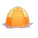 Палатка для зимней рыбалки Ice 5, цвет: orange / yellow