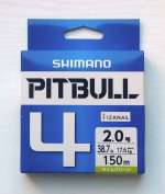 Шнур PE Shimano PL-M54R Pitbull 4 200m Lime Green