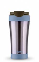 Термос-кружка Thermos JND MSB 0.4 л синий металлик с чёрной крышкой