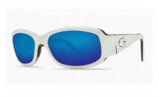 Очки поляризационные Costa Vela 580 GLS White Black/ Blue Mirror